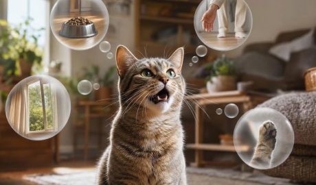 Comprendre les miaulements du chat - Secrets de Chats découvrez comment interpréter les différents miaulements de votre chat pour mieux communiquer avec lui et comprendre ses besoins.